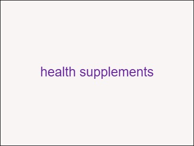 Health Supplements