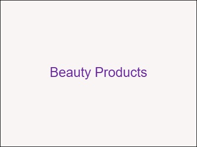 Beauty Products