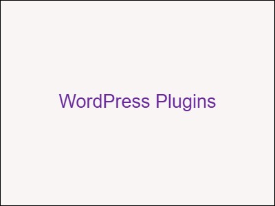 WordPress Plugins