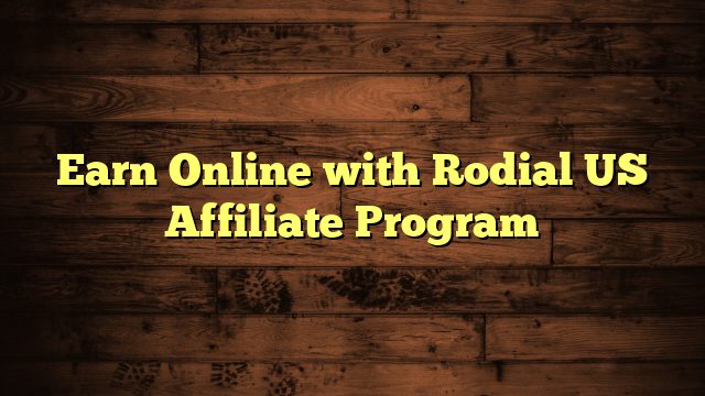 Earn Online with Rodial US Affiliate Program